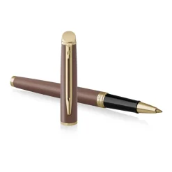 Waterman Hémisphère - Roller pointe fine - métallique rouge cuivre - encre noire