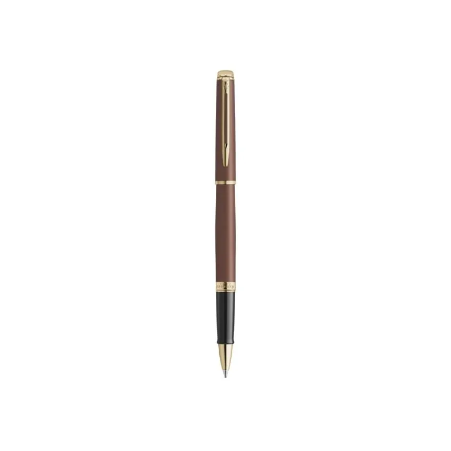 Waterman Hémisphère - Roller pointe fine - métallique rouge cuivre - encre noire