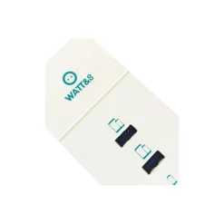 Watt&Co - Chargeur secteur réversible ultra rapide - 4 ports USB