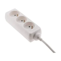 Watt&Co - multiprise 3 prises 16a - blanc