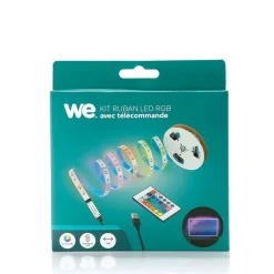 WE - Bande de lumière - LED - 16 couleurs - 2 m