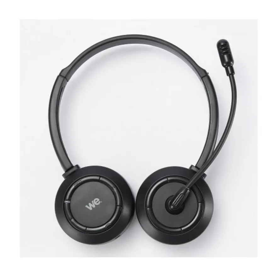 WE - Casque sans fil avec micro - noir