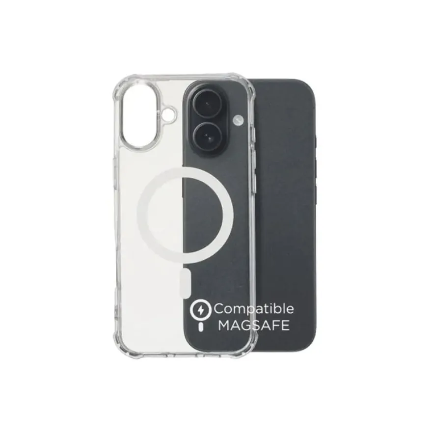 WE - Coque de protection pour Apple iPhone 17 - compatibilité avec MagSafe - transparent