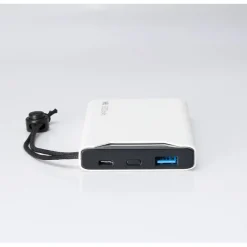 We - Powerbank / batterie de secours - 10000 mAh - port USB-A +1 port USB-C / 18W - blanc