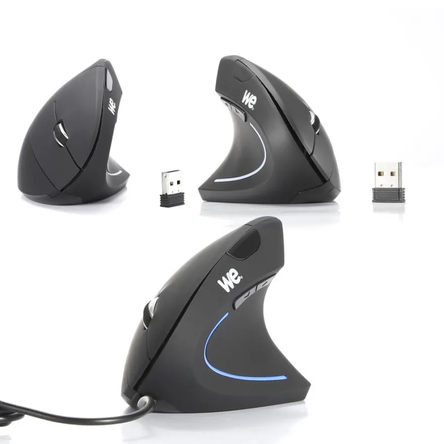 WE - souris filaire ergonomique - noir