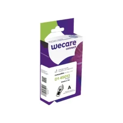 WECARE - Ruban d'étiquettes auto-adhésives pour Dymo D1 - 1 rouleau (12 mm x 7 m) - fond blanc écriture noire
