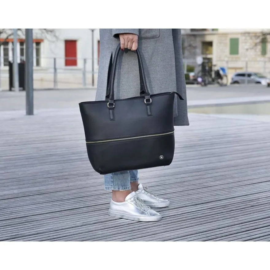 Wenger Eva - Sac à main avec pochette amovible pour ordinateur portable 13" - noir