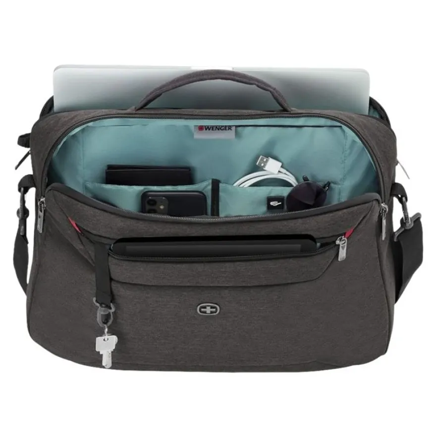 Wenger MX Commute - Sacoche pour ordinateur portable 16" - Gris bruyère
