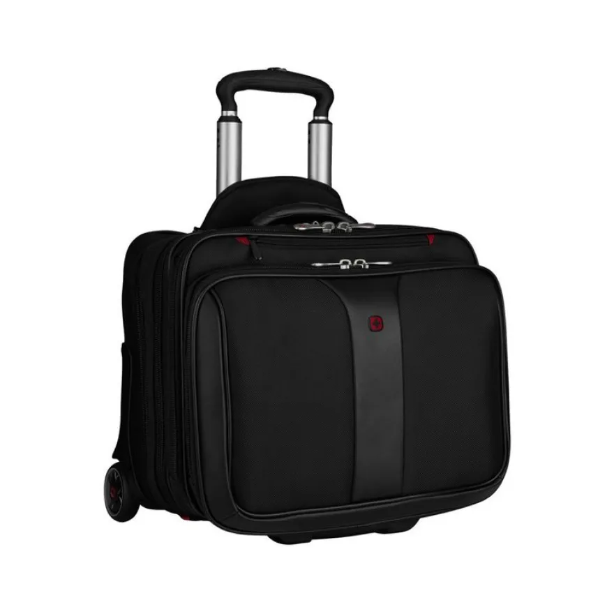 Wenger Patriot - Trolley 17" avec sacoche pour ordinateur portable 15,6" - noir
