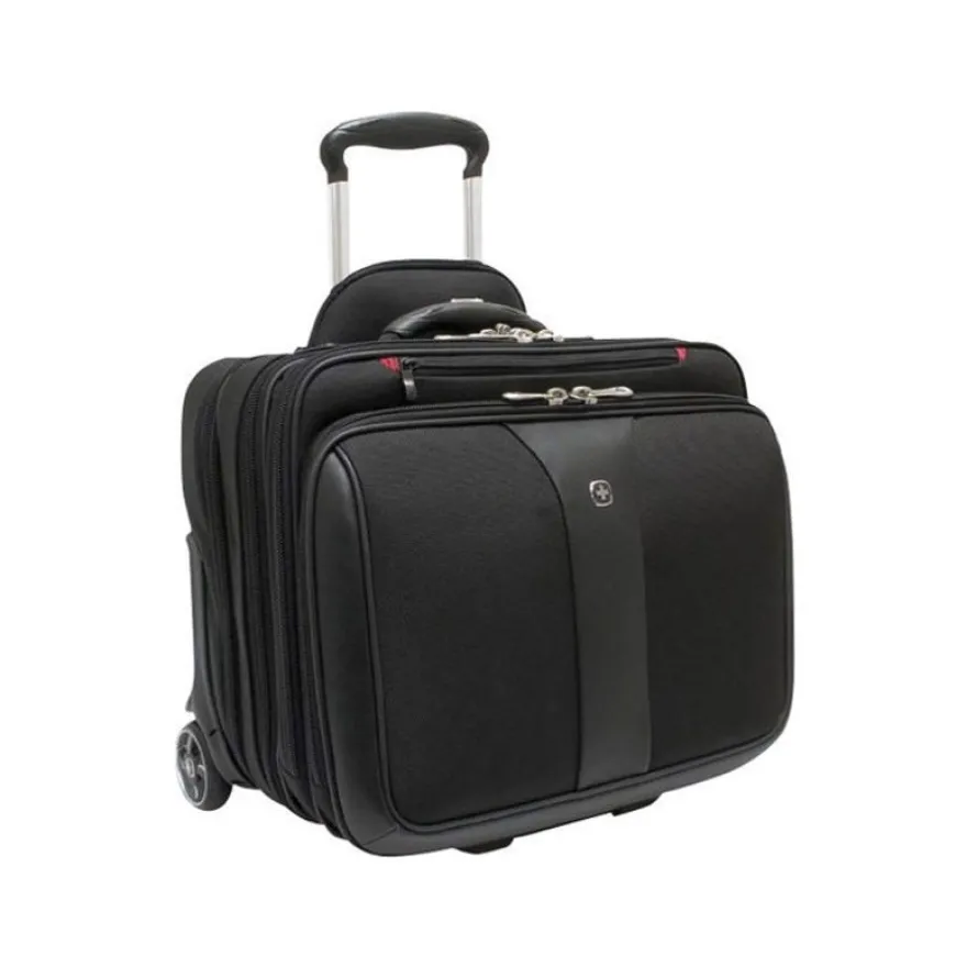 Wenger Patriot - Trolley 17" avec sacoche pour ordinateur portable 15,6" - noir