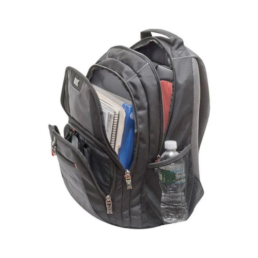 Wenger Pillar - Sac à dos pour ordinateur portable 16" - noir/gris