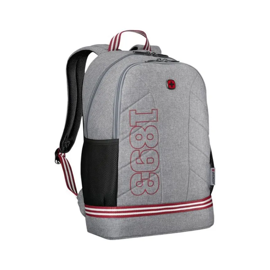 Wenger Quadma - Sac à dos pour ordinateur portable 16" - gris