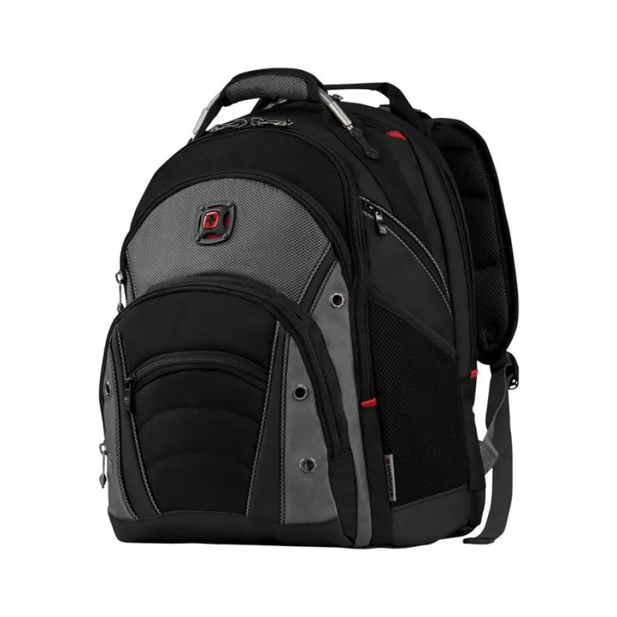 Wenger Synergy - Sac à dos pour ordinateur portable 16" - noir/gris
