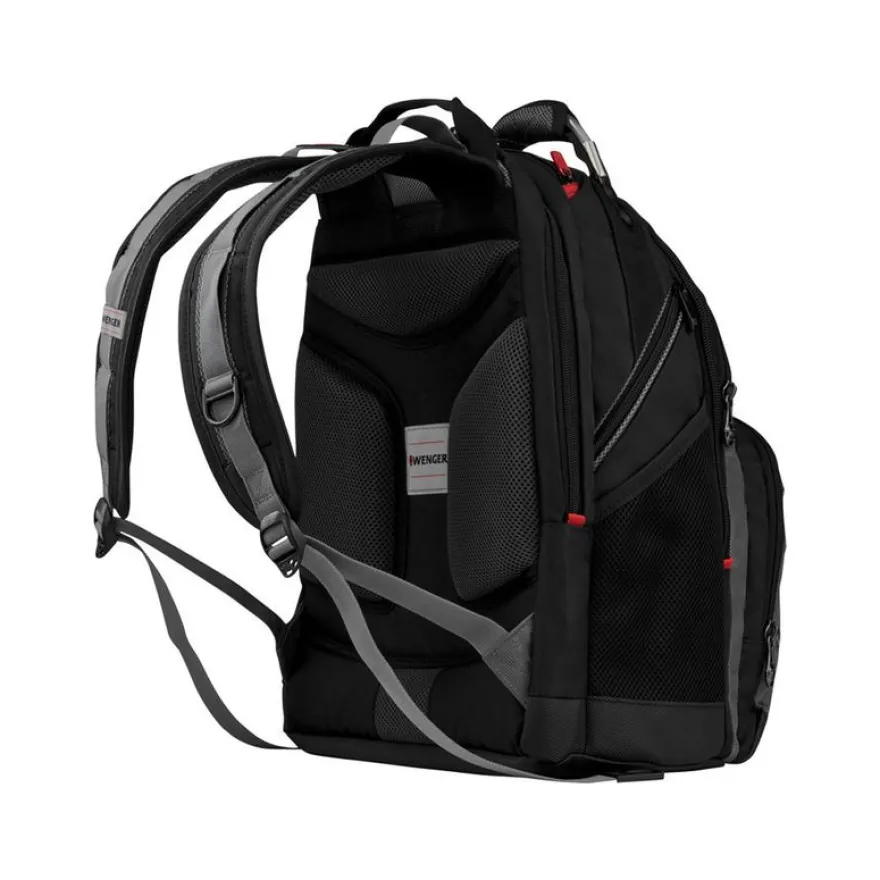 Wenger Synergy - Sac à dos pour ordinateur portable 16" - noir/gris