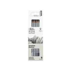 Winsor & Newton Studio Collection - pack de 6 crayons - 2B, 2H, 4B, 6B, 8B, HB