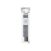 Winsor & Newton Studio Collection - Pack de 4 crayons esquisse + gomme - sépia, charbon blanc, charbon medium, charbon dur