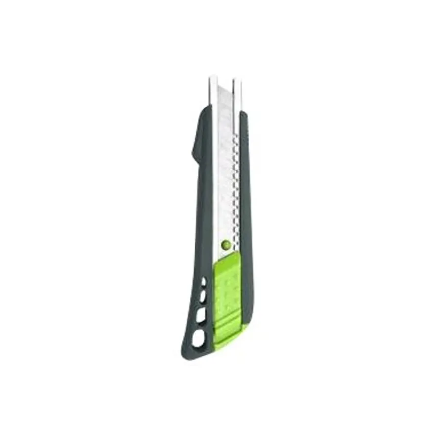 Wonday - Cutter rétractable 18 mm - gris et vert