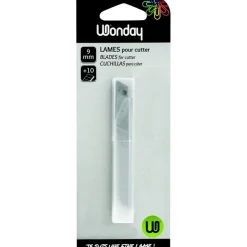Wonday - Etui de 10 lames - pour cutter de précision - 9.5 mm