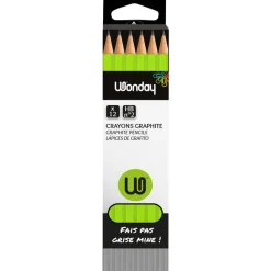 Wonday - Pack de 12 crayons à papier - HB STANDARD