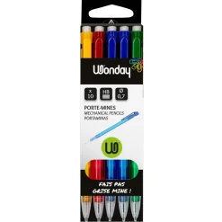 Wonday - Pack de 10 portes mines - 0,7 mm