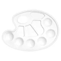 Wonday - Palette peinture - plastique - ovale
