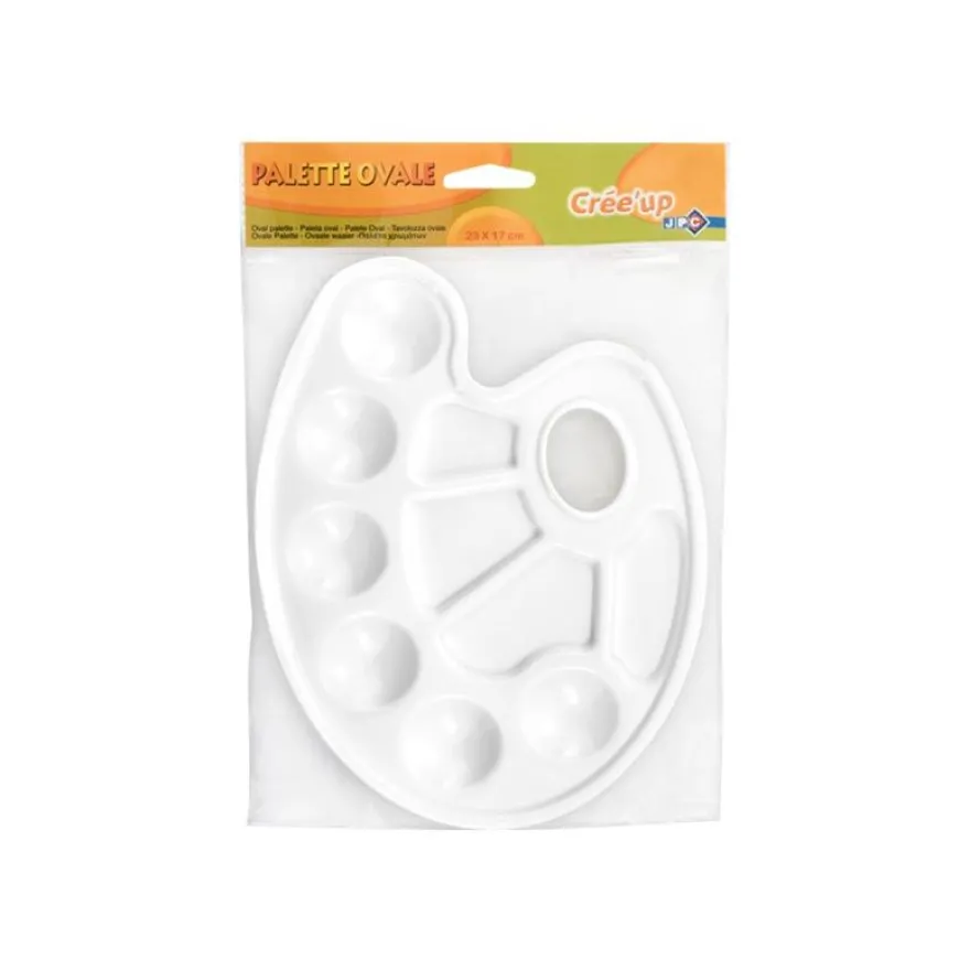 Wonday - Palette peinture - plastique - ovale