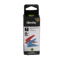 Wonday - Perforateur métal - 20 feuilles - 1 trou