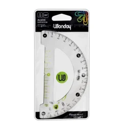Wonday - Rapporteur aluminium 15 cm - 180°