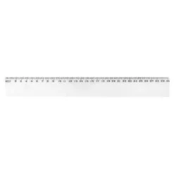 Wonday - Règle plastique 30 cm - transparente