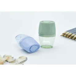Wonday - Taille-crayon recyclé bleu ou vert