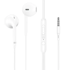 WOW - Ecouteurs filaires avec micro - intra-auriculaire - blanc