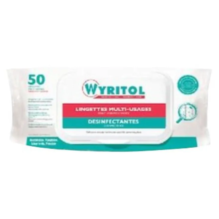 Wyritol - 50 Lingettes nettoyantes multi-usages - essence de Niaouli