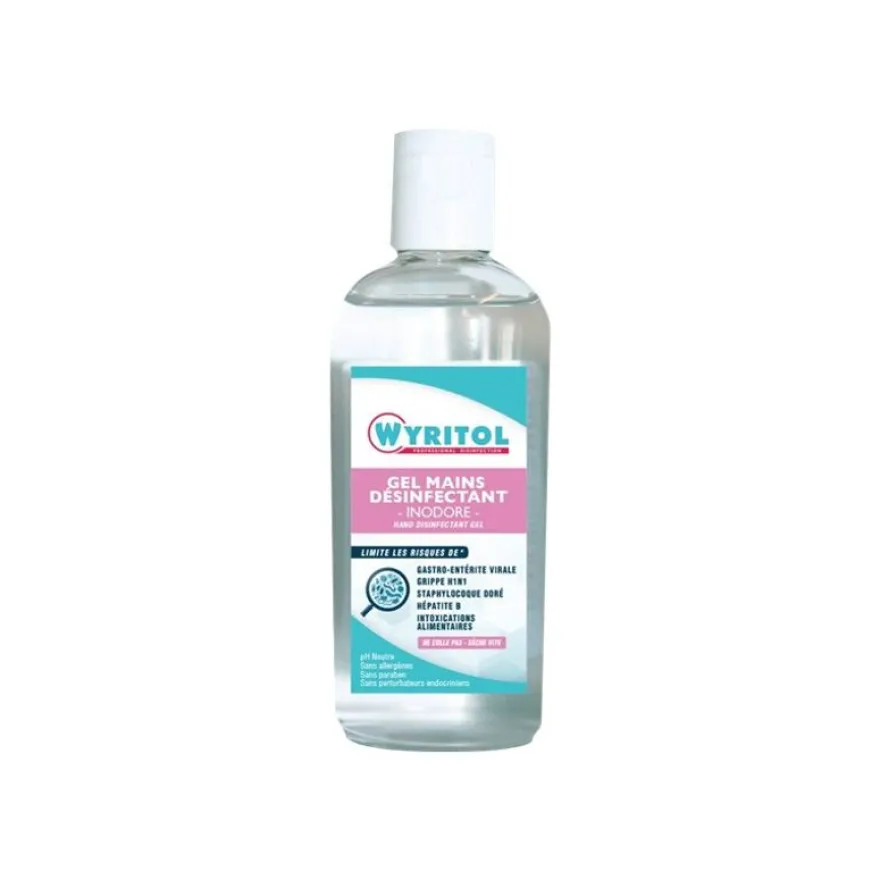 Wyritol - Gel hydroalcoolique désinfectant pour les mains - flacon - 100 ml