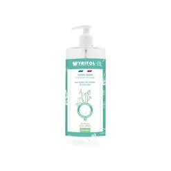 Wyritol Bambou Musc Blanc - Crème hydoralcoolique désinfectant pour les mains - flacon pompe 500 ml
