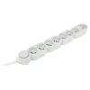 Zenitech - Multiprise - Eco-responsible - 5-8 Prises - 2P+T - Home Green - Blanc