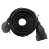 Zenitech - Rallonge éléctrique 16A - 3 m - Noir