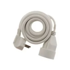 zenitech - Rallonge éléctrique - 5 m - blanc